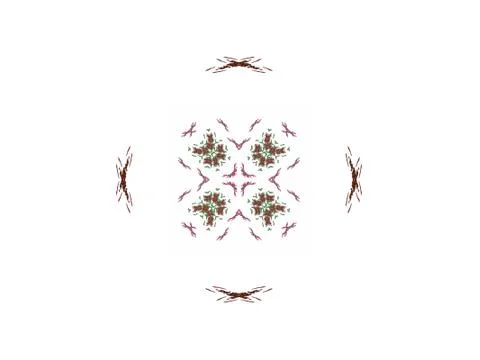 3D rendering abstract fractal Иллюстрация