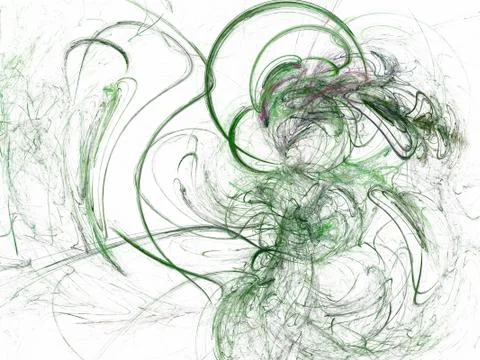 3D rendering abstract fractal Illustrazione stock