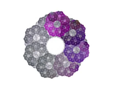 3D rendering abstract fractal Stock-Illustration