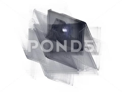 3D rendering abstract fractal Stock Illustration