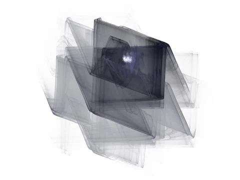 3D rendering abstract fractal Stock Illustration
