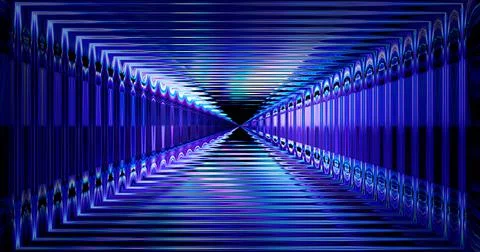 3d rendering. Abstract future technology concept, cyber hi-tech background. S Stock Illustration