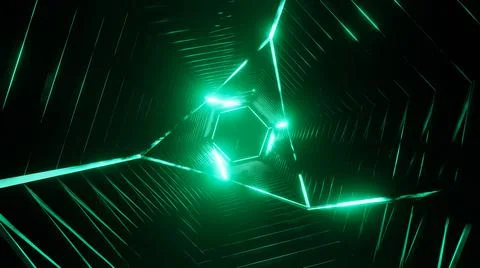 3d Rendering. Abstract Futuristic motion graphics, high tech background Stock Illustration