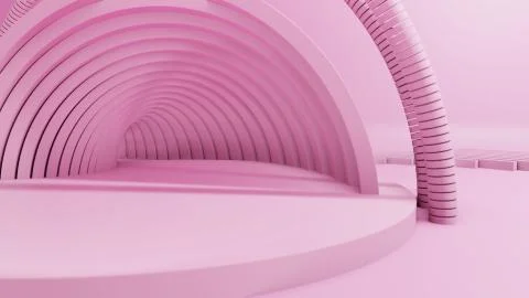 3D rendering, Abstract Geometric Background Illustrazione stock