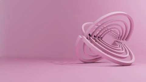 3D rendering, Abstract Geometric Background Illustrazione stock