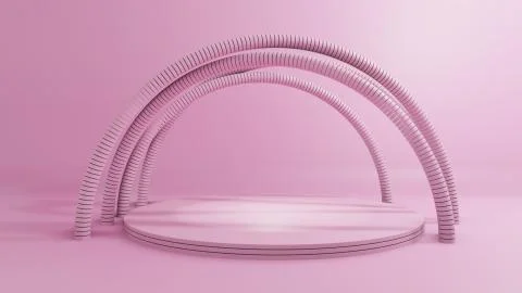 3D rendering, Abstract Geometric Background Stock Illustration