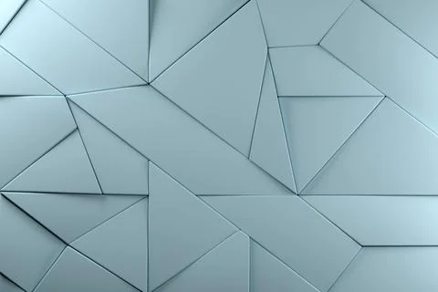 3D rendering. Abstract geometric background Stock Illustration