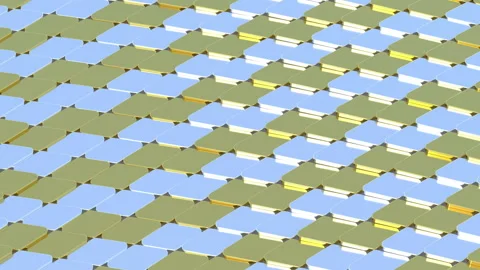 3D Rendering Abstract Gold and Silver Wave Motion Background. Stock Footage 153458340