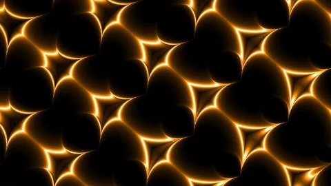 3d Rendering. Abstract gold and black light pattern with the gradient. Backgr Stock Illustration