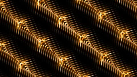 3d Rendering. Abstract gold and black light pattern with the gradient. Backgr Stock Illustration