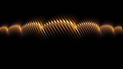 3d Rendering. Abstract gold and black light pattern with the gradient. Backgr Stock Illustration