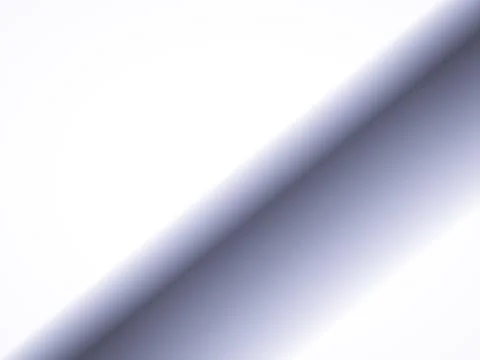 3d rendering. Abstract gray Concave space among white background. Illustrazione stock