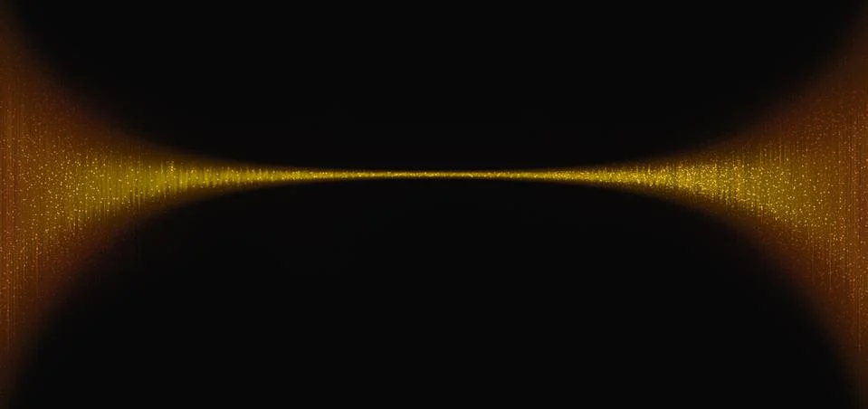 3D rendering of abstract highway paths, speed-moving lines and lights, hyperl Stock Illustration