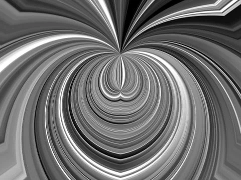3d rendering. Abstract image of a ball in space with multicolored rays イラスト素材