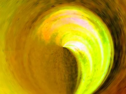 3d rendering. Abstract image of a ball in space with multicolored rays Stockillustratie