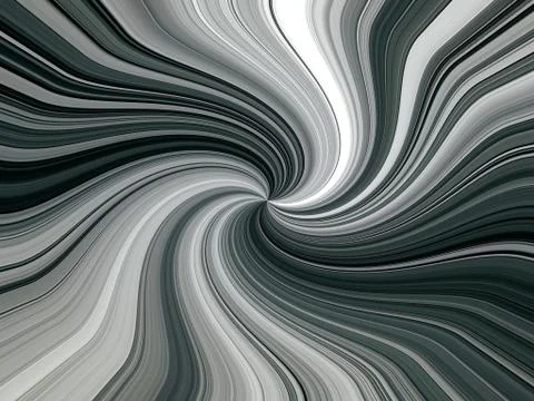 3d rendering. Abstract image of multicolored lines of rays in space 스톡 일러스트