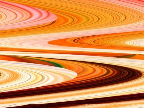 3d rendering. Abstract image of multicolored lines of rays in space Stockillustratie