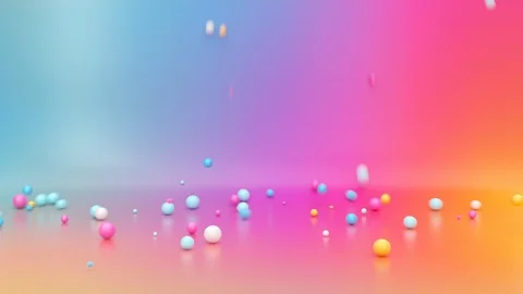 3d rendering, abstract minimal design, fun concept. Explosion after collision Stock Footage 125992219