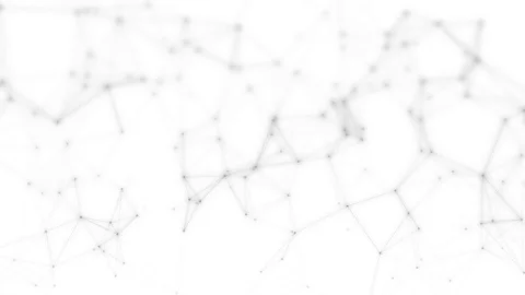 3D Rendering of abstract network connection with connected dots and lines. Stock Footage 107199390