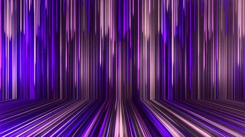 3D rendering of an abstract panoramic neon background with glowing rays Illustrazione stock