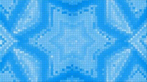 3d rendering of an abstract picture from a mosaic Illustrazione stock