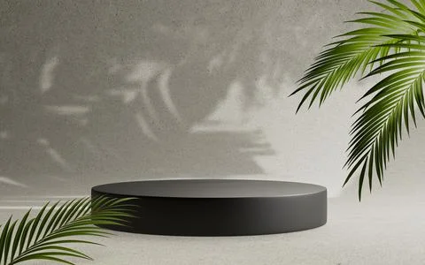 3d rendering abstract platform podium product presentation backdrop Stock Illustration