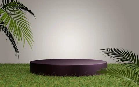 3d rendering abstract platform podium product presentation backdrop Stock Illustration