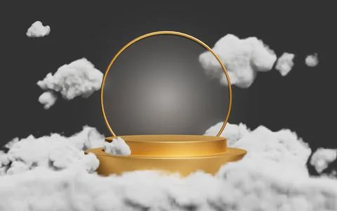 3d rendering abstract platform podium product presentation backdrop Stock Illustration