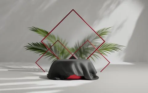 3d rendering abstract platform podium product presentation backdrop Stock Illustration