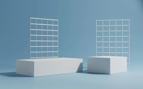 3d rendering abstract platform podium product presentation backdrop Stock Illustration