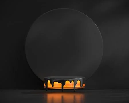 3D rendering abstract platform podium product presentation background Stock Illustration