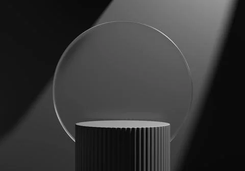 3D rendering abstract platform podium product presentation backdrop Stock Photos