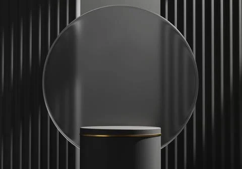 3D rendering abstract platform podium product presentation backdrop Stock Photos
