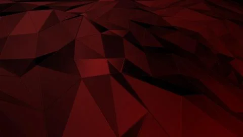 3D rendering abstract polygonal space low poly with connecting surface 스톡 사진