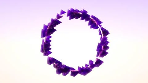 3d rendering of abstract primetives Stock Illustration