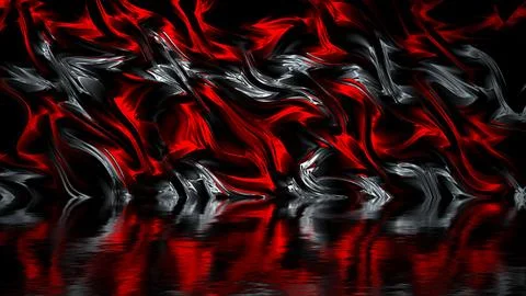 3d Rendering. Abstract red and black light pattern with the gradient. Backgro Stock Illustration