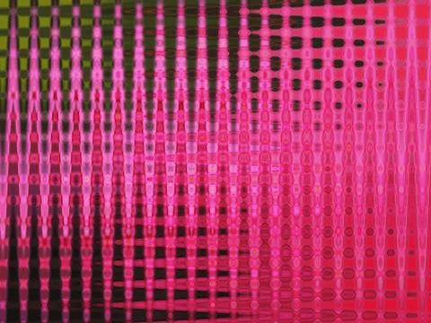 3D rendering of an abstract red wavy psychedelic background Illustrazione stock