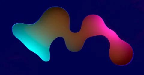 3d rendering. An abstract rendering of a surface with eleptical holes in it, Stock Illustration