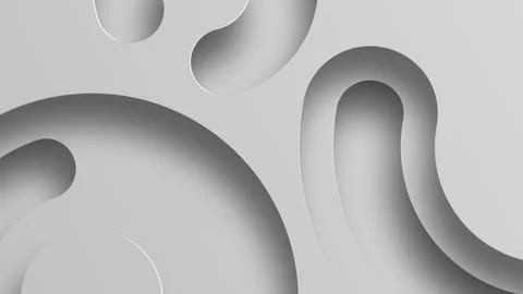 3D rendering  abstract simple minimalist background in style material design Stock Illustration