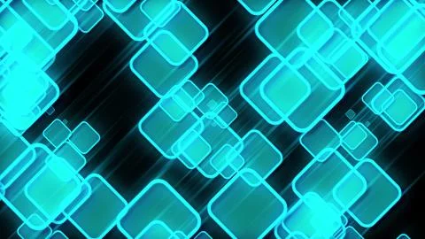 3d rendering abstract squares. Concept of business presentation or events Stock Illustration