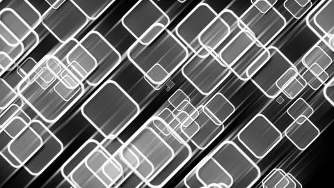 3d rendering abstract squares. Concept of business presentation or events Stock Illustration