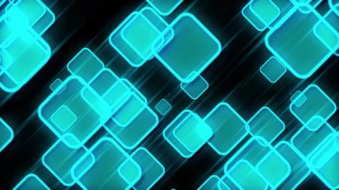3d rendering abstract squares. Concept of business presentation or events Stock Illustration