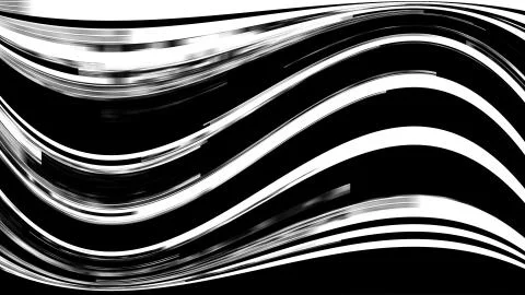 3D rendering of an abstract strict futuristic and stylish composition Stock Illustration