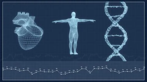 3d rendering of abstract technology science concept. イラスト素材
