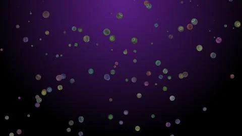3d rendering of abstract textured neon background with air bubbles inside. 스톡 일러스트