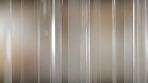 3D rendering of abstract thin glass panels in space. Panels shine and reflect Stock-Illustration