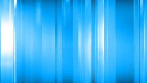 3D rendering of abstract thin glass panels in space. Panels shine and reflect Stock Illustration