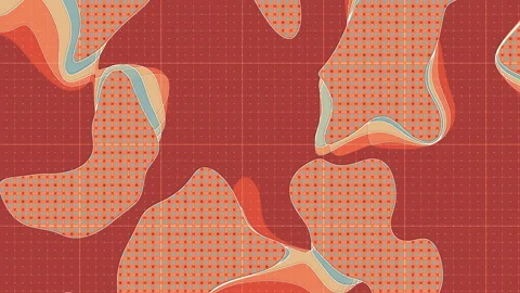 3D rendering, abstract topographic background digital loop animation. 4K, UHD Video stock 121321106