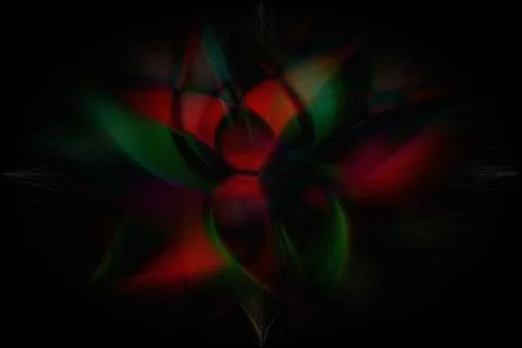3D rendering of an abstract twisted light fibers effect spiral background 库存插图