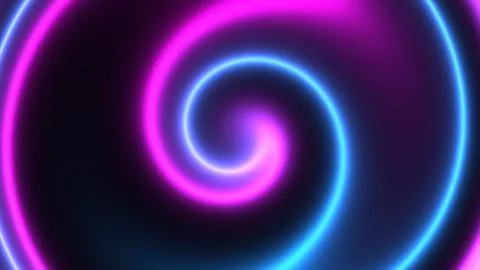 3d Rendering. Abstract violet, blue, black light pattern with the gradient. B Stock Illustration